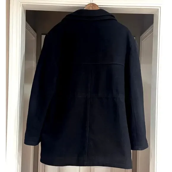 LAUREN RALPH LAUREN Mens Cashmere Blend Black Coat Jacket 44 - Picture 11 of 13